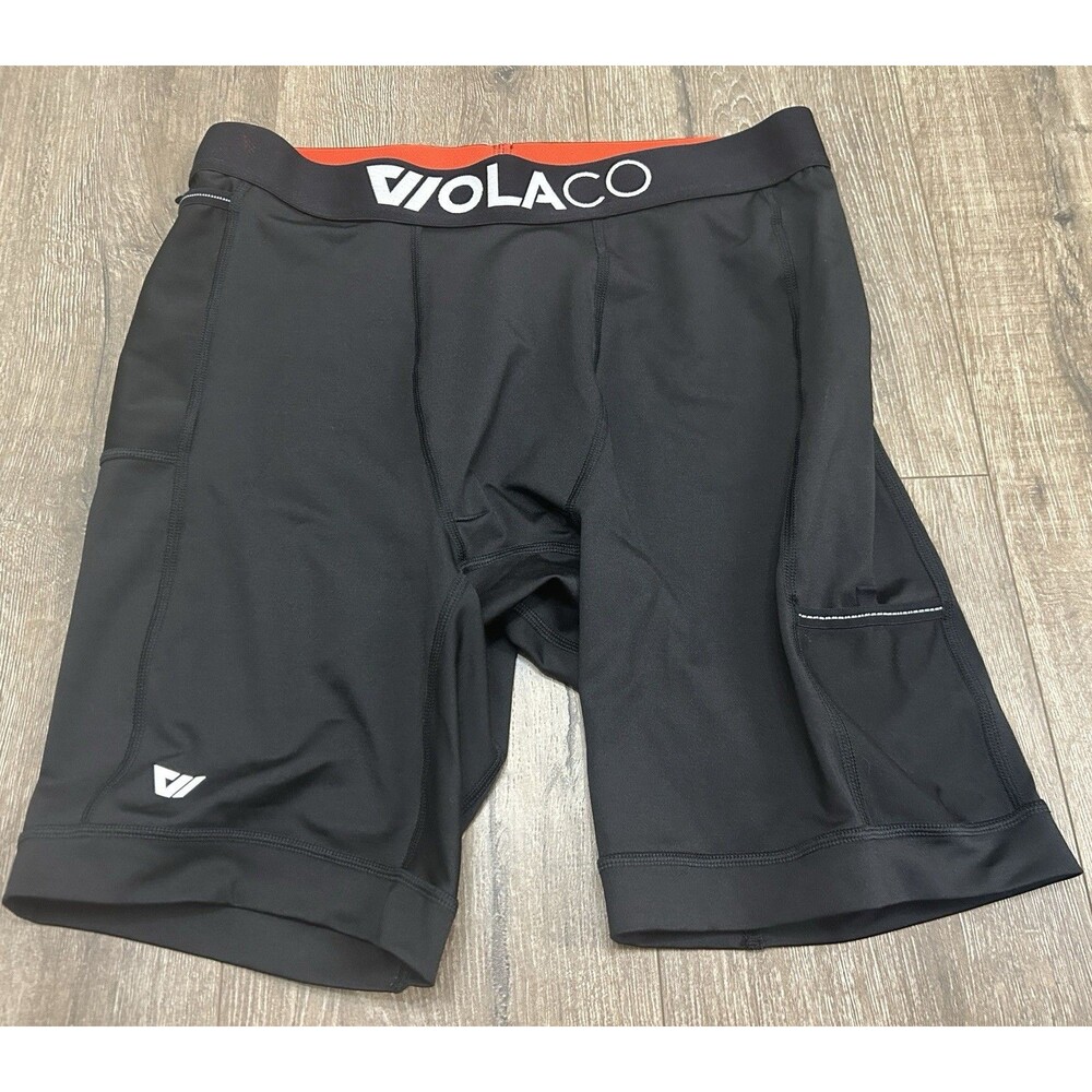 WOLACO North Moore Compression Shorts Men’s Large? Black 7.5”